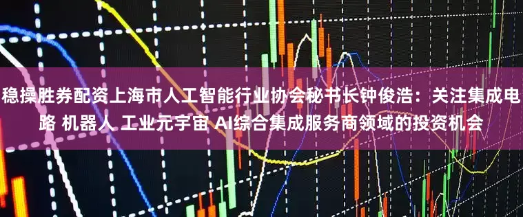 稳操胜券配资上海市人工智能行业协会秘书长钟俊浩：关注集成电路 机器人 工业元宇宙 AI综合集成服务商领域的投资机会